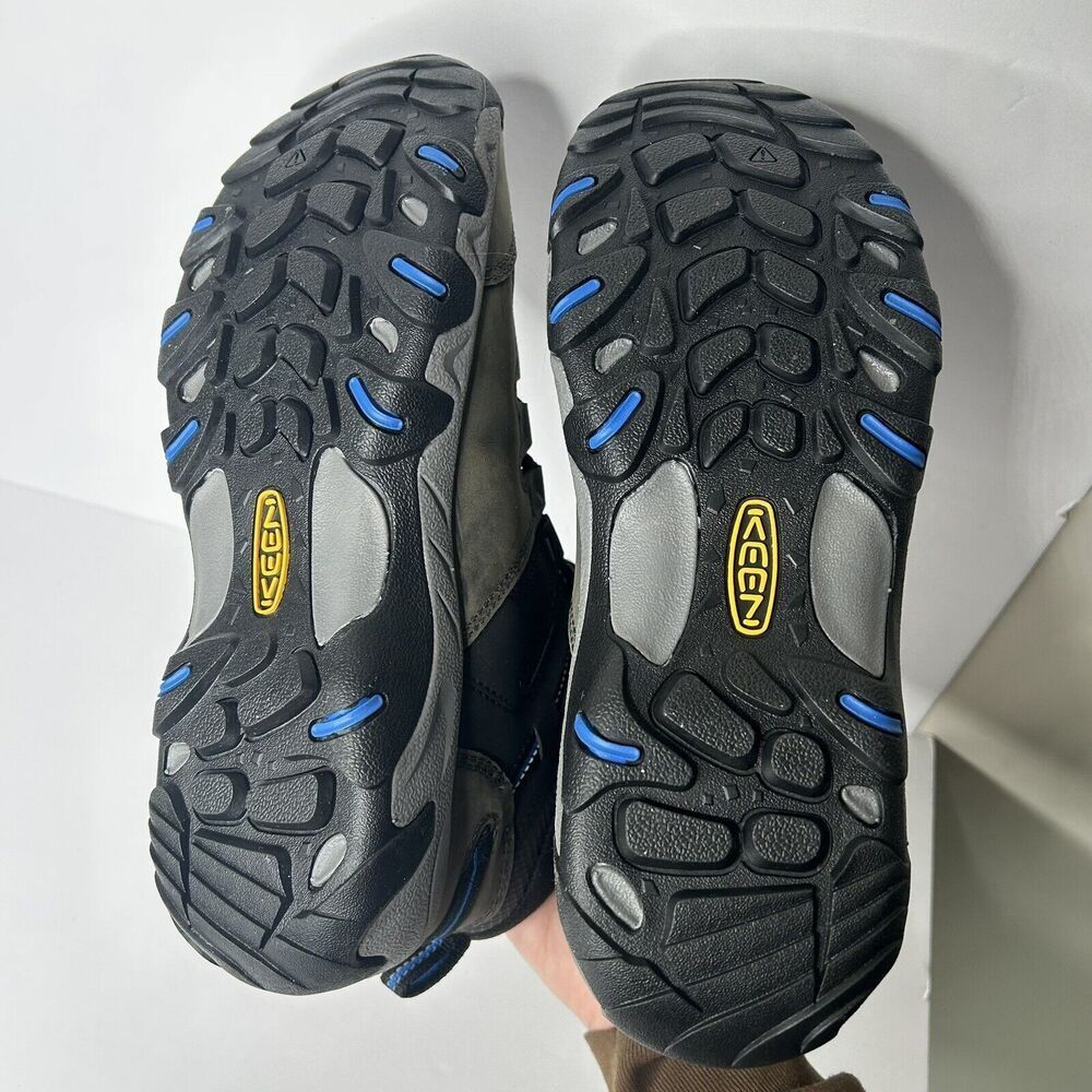 NEW KEEN MEN'S STEENS HIKING BOOTS 9.5 Magnet / Sky Driver - Picture 7 of 8